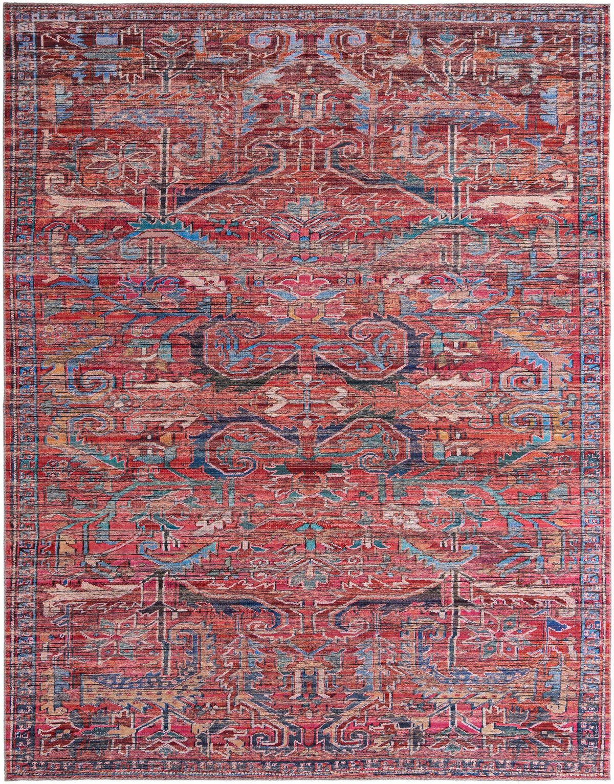 Rechteck Teppich Maahru in Rot von Hadorn™ - Lifestyle Image