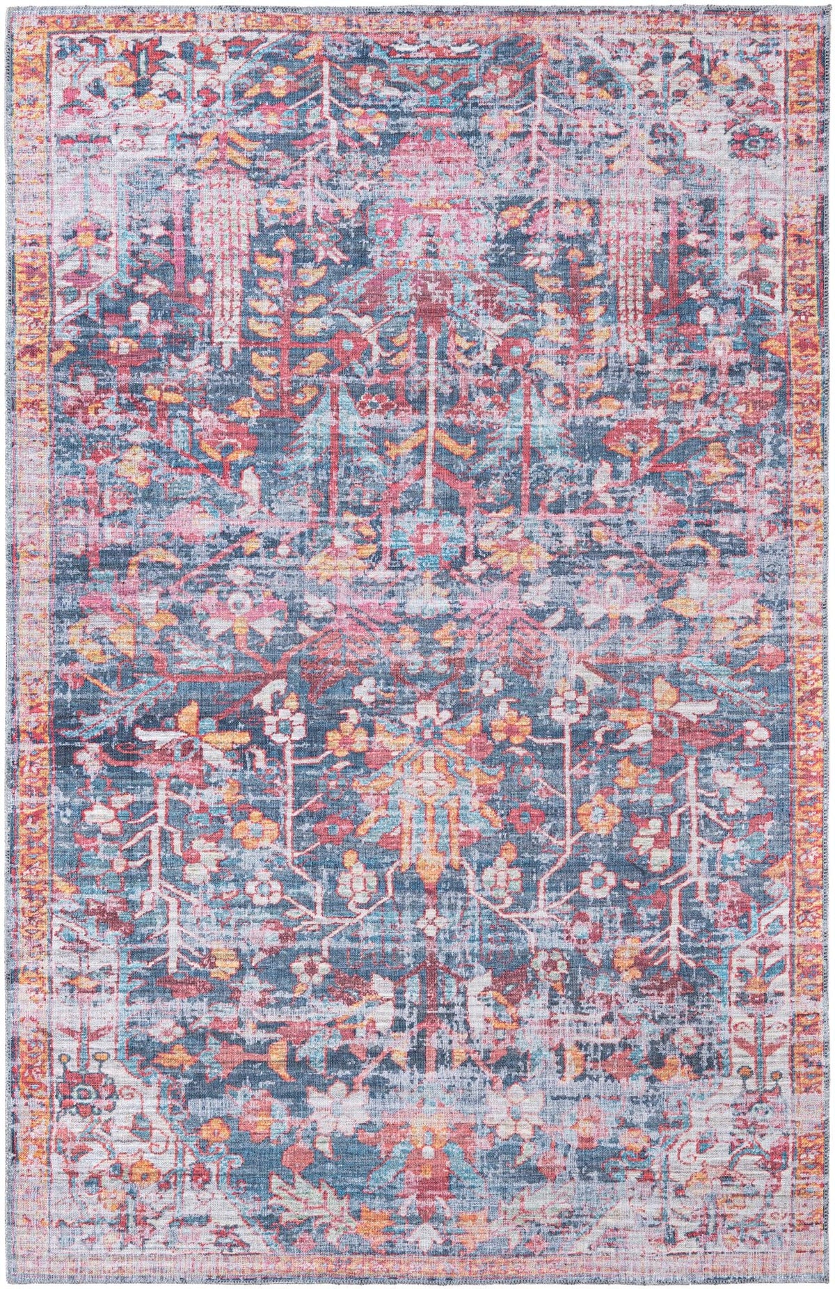 Rechteck Teppich Maahru in Marineblau von Hadorn™ - Lifestyle Image