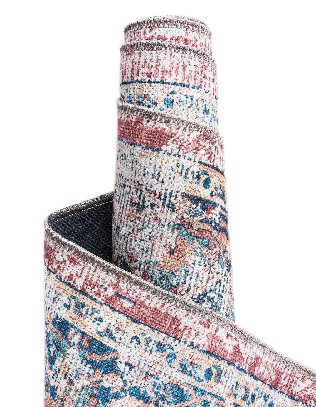 Quadratisch Teppich Yara in Marineblau von Hadorn™ - Lifestyle Image