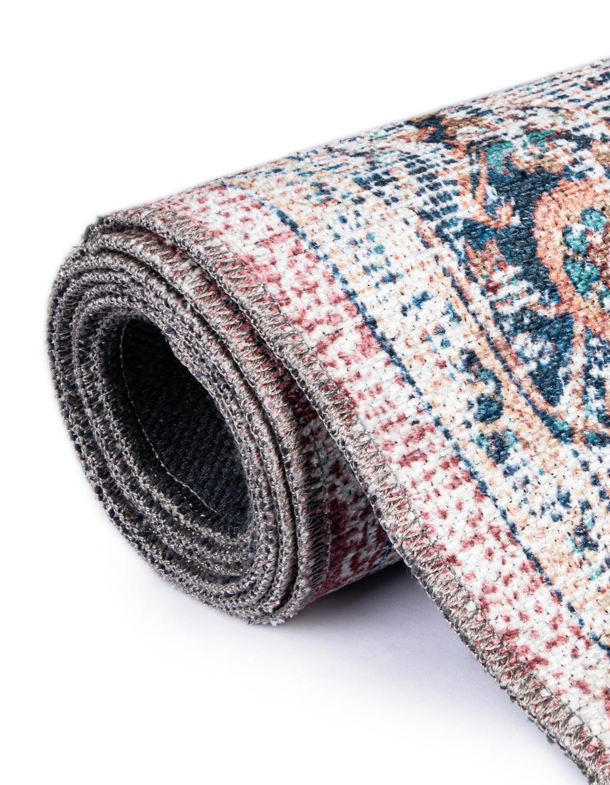 Quadratisch Teppich Yara in Marineblau von Hadorn™ - Lifestyle Image