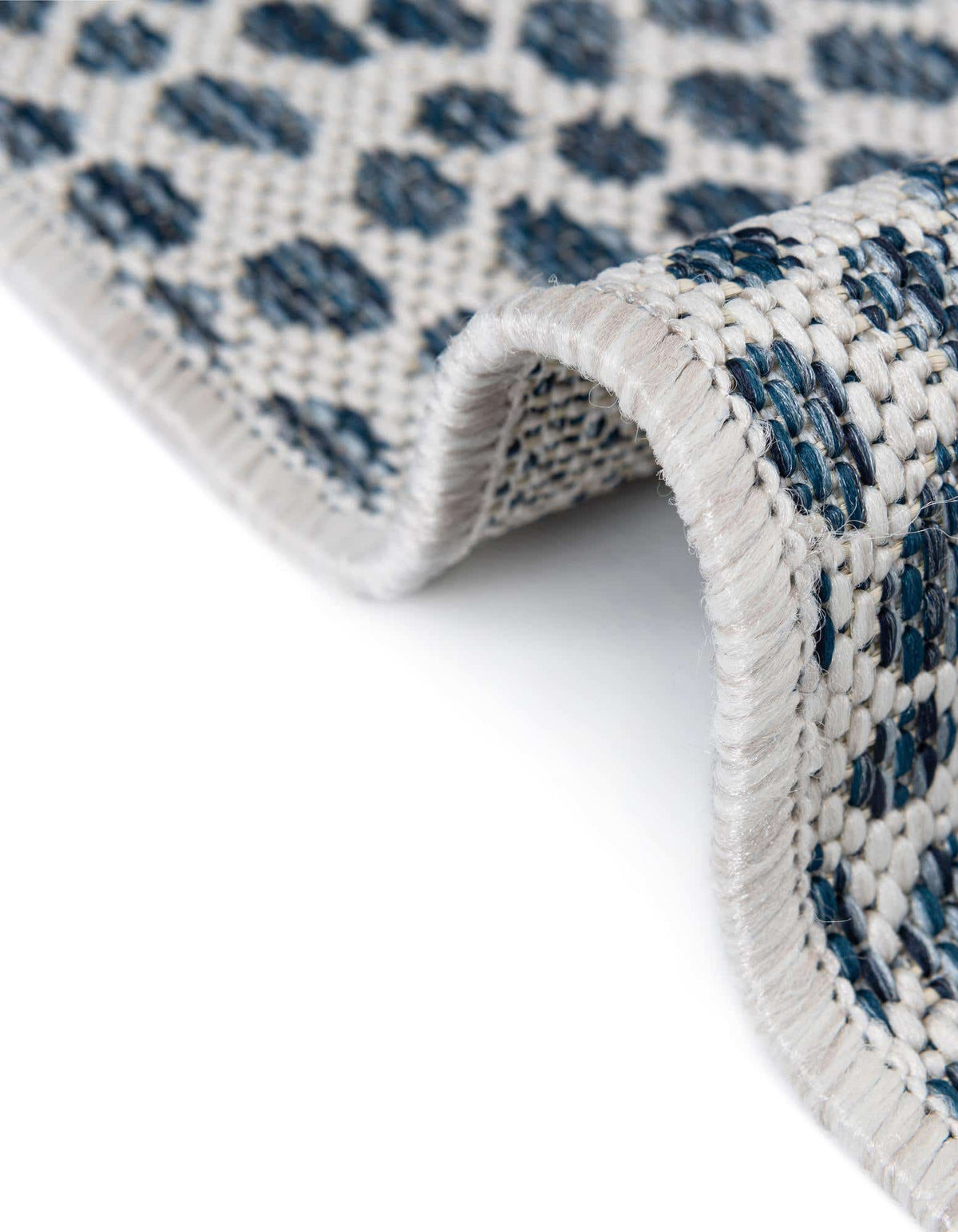 Achteck Outdoor Teppich Tulum Outdoor in Blau von Hadorn™ - Lifestyle Image