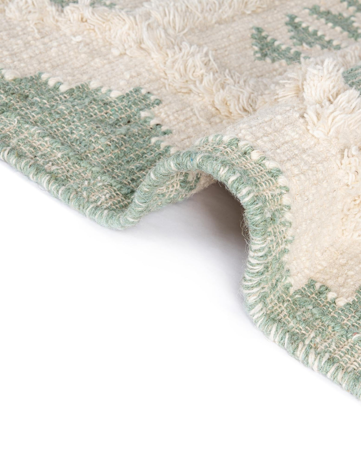 Läufer Handgeflochten Teppich Arizona in Aquamarin von Hadorn™ - Lifestyle Image