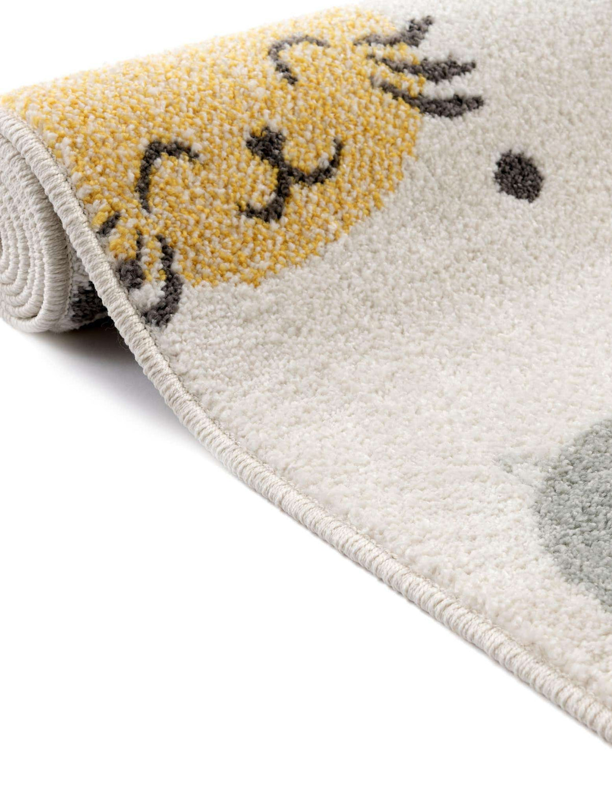 Rund Teppich Whimsy Kids in Elfenbein von Hadorn™ - Lifestyle Image