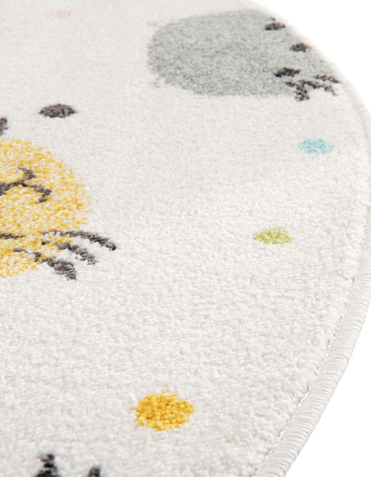 Rund Teppich Whimsy Kids in Elfenbein von Hadorn™ - Lifestyle Image