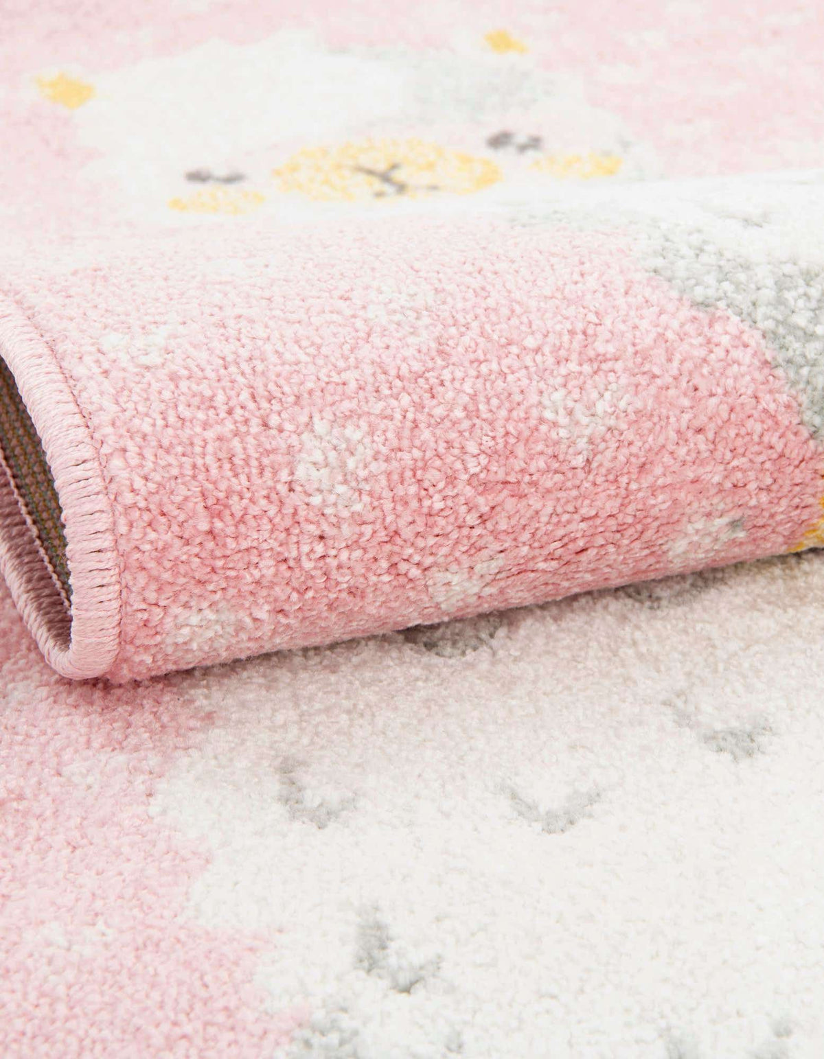 Rund Teppich Whimsy Kids in Rosa von Hadorn™ - Lifestyle Image