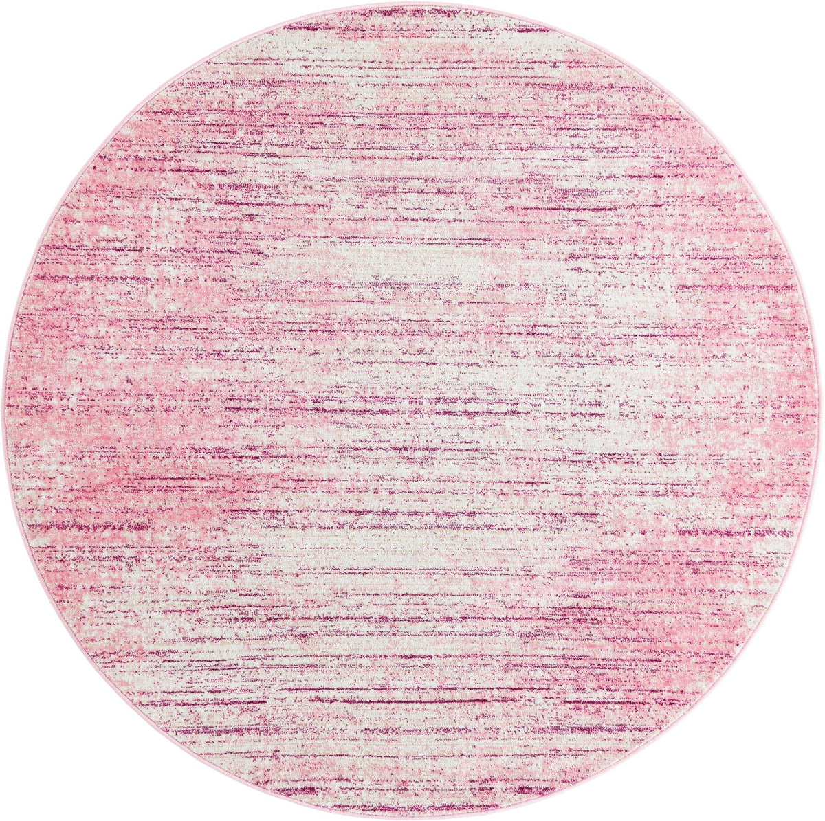 Rund Teppich Bellevue in Rosa von Hadorn™ - Lifestyle Image