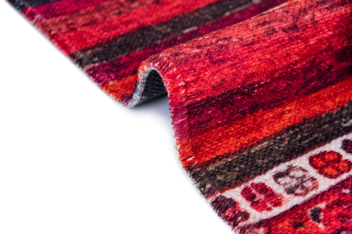 Rechteck Teppich Kriens Attai in Rot von Hadorn™ - Lifestyle Image