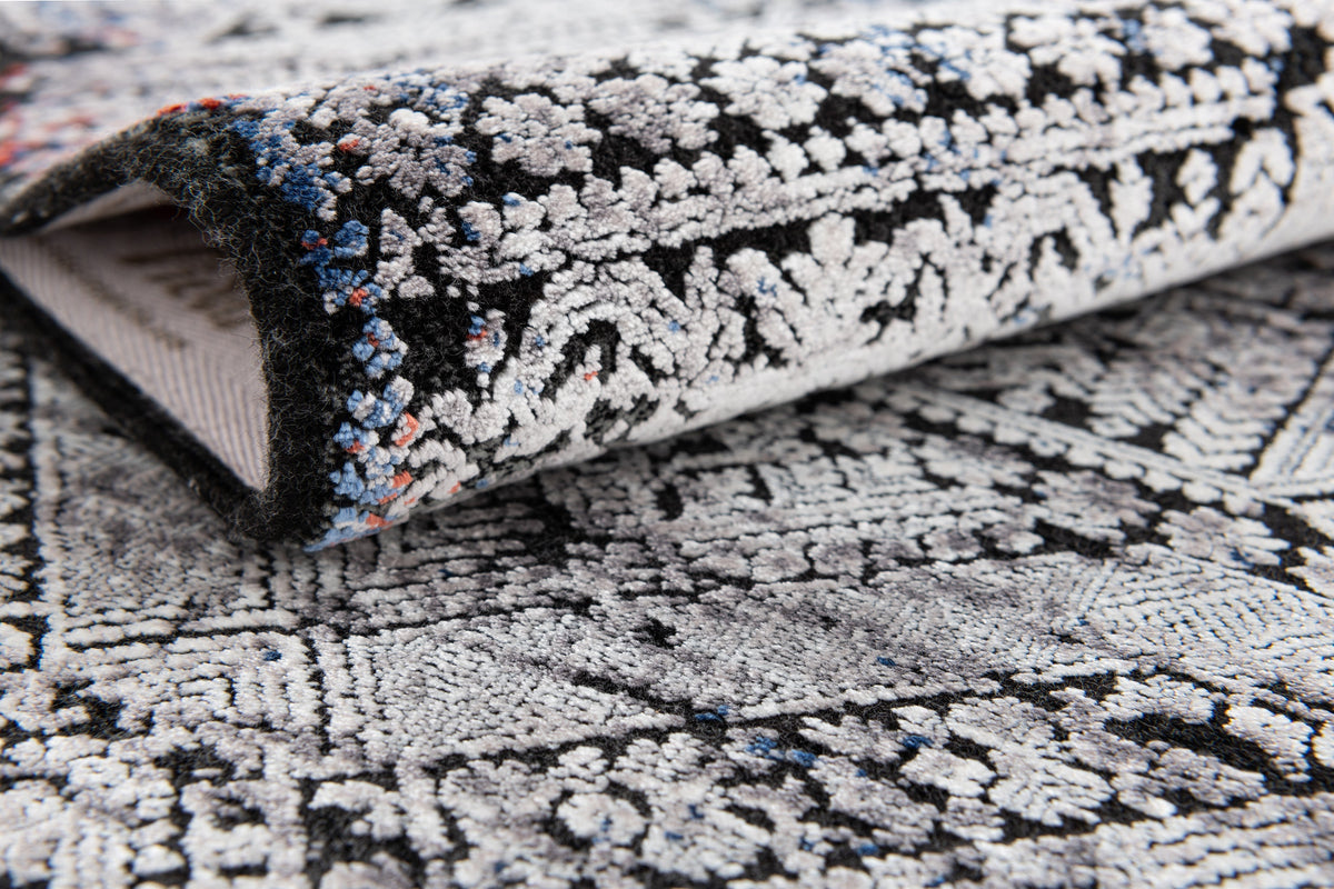 Rechteck Luxus Teppich Bad Ragaz in Grau von Hadorn™ - Lifestyle Image