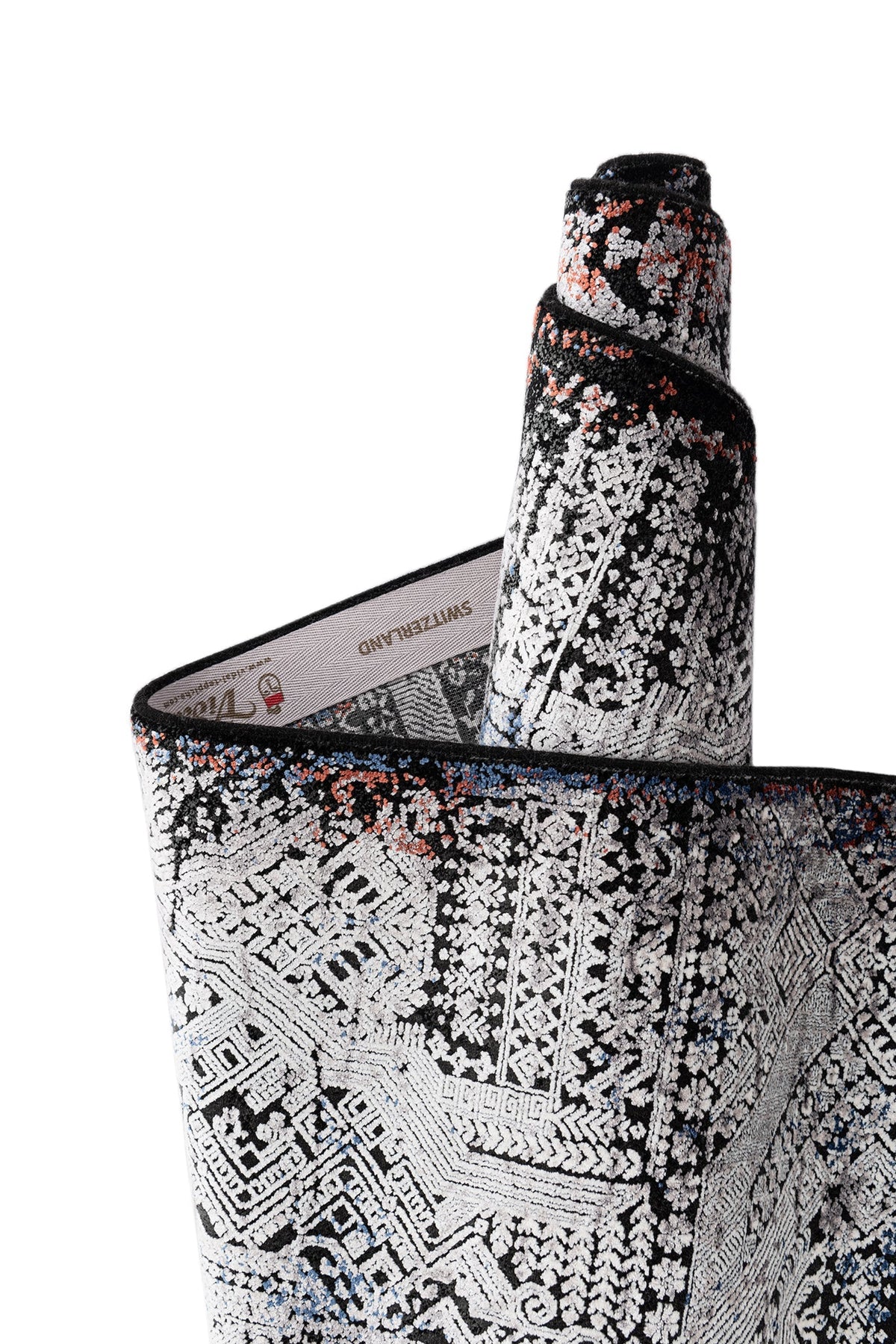 Rechteck Luxus Teppich Bad Ragaz in Grau von Hadorn™ - Lifestyle Image