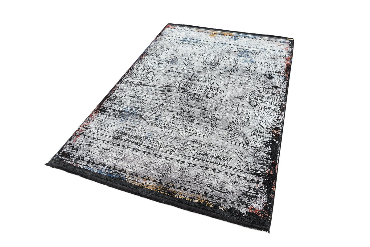 Rechteck Luxus Teppich Bad Ragaz in Grau von Hadorn™ - Lifestyle Image