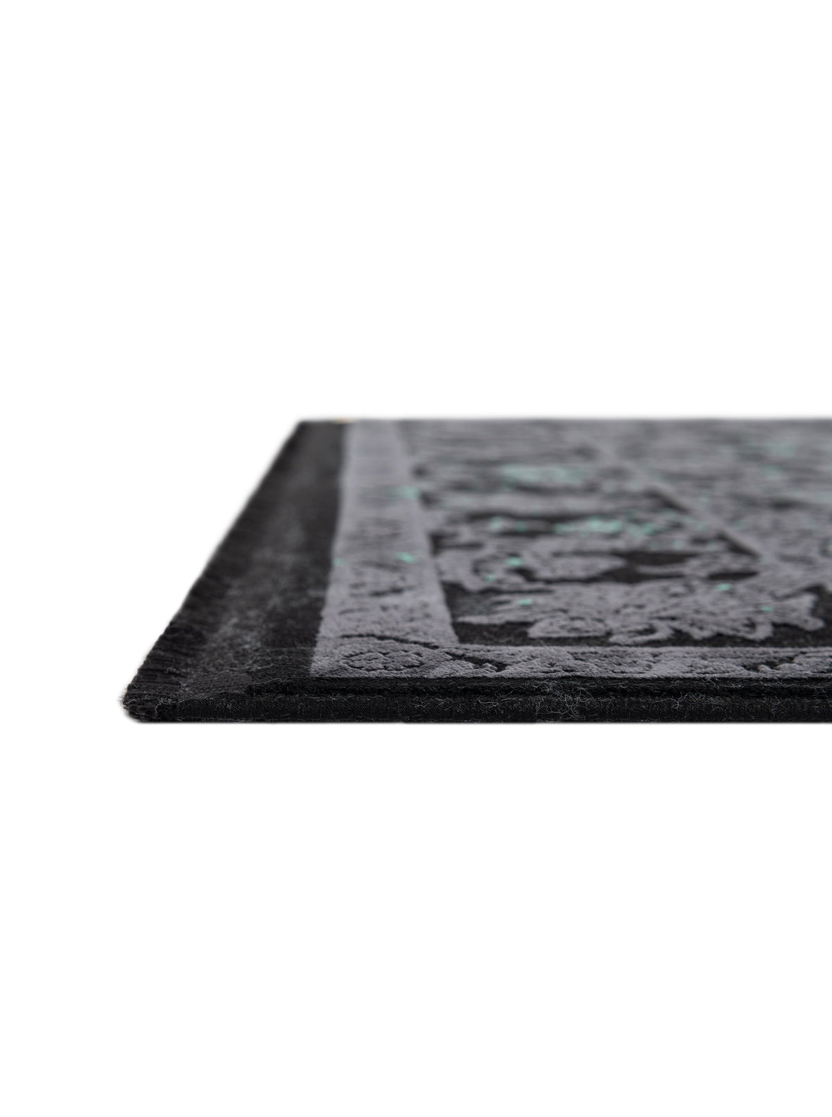 Rechteck Luxus Teppich Laax in Schwarz von Hadorn™ - Lifestyle Image