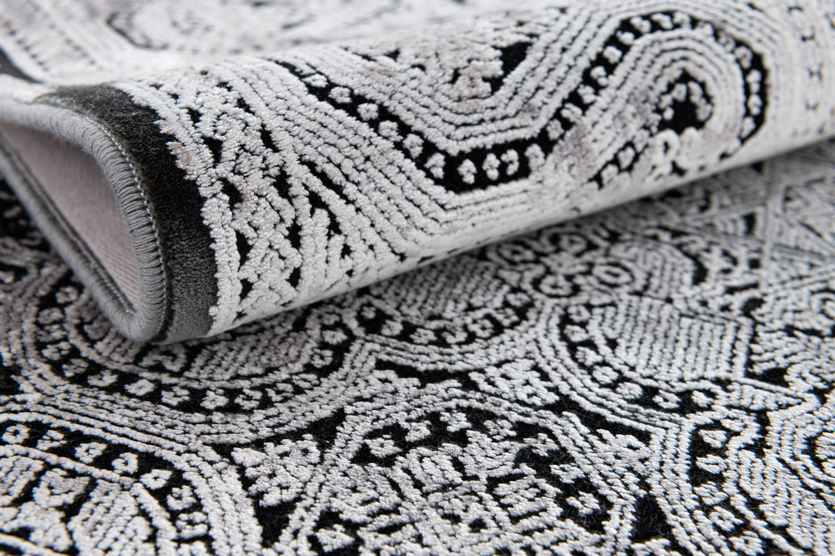 Läufer Luxus Teppich Bad Ragaz in Grau von Hadorn™ - Lifestyle Image