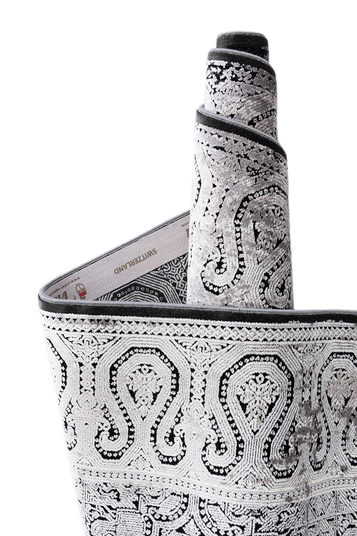 Läufer Luxus Teppich Bad Ragaz in Grau von Hadorn™ - Lifestyle Image