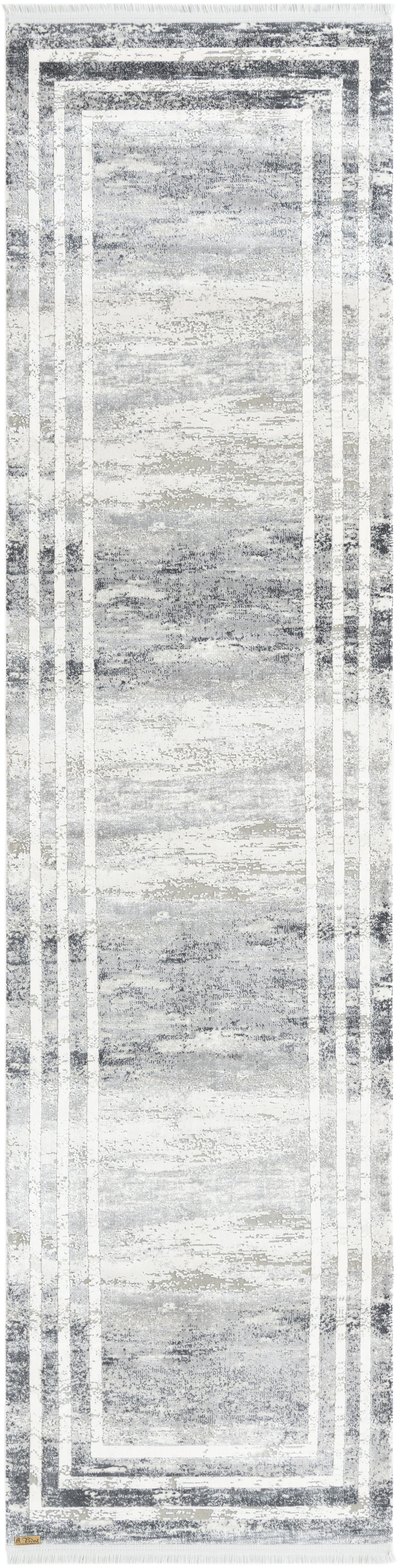 Rechteck Luxus Teppich Montreux in Grau von Hadorn™ - Lifestyle Image