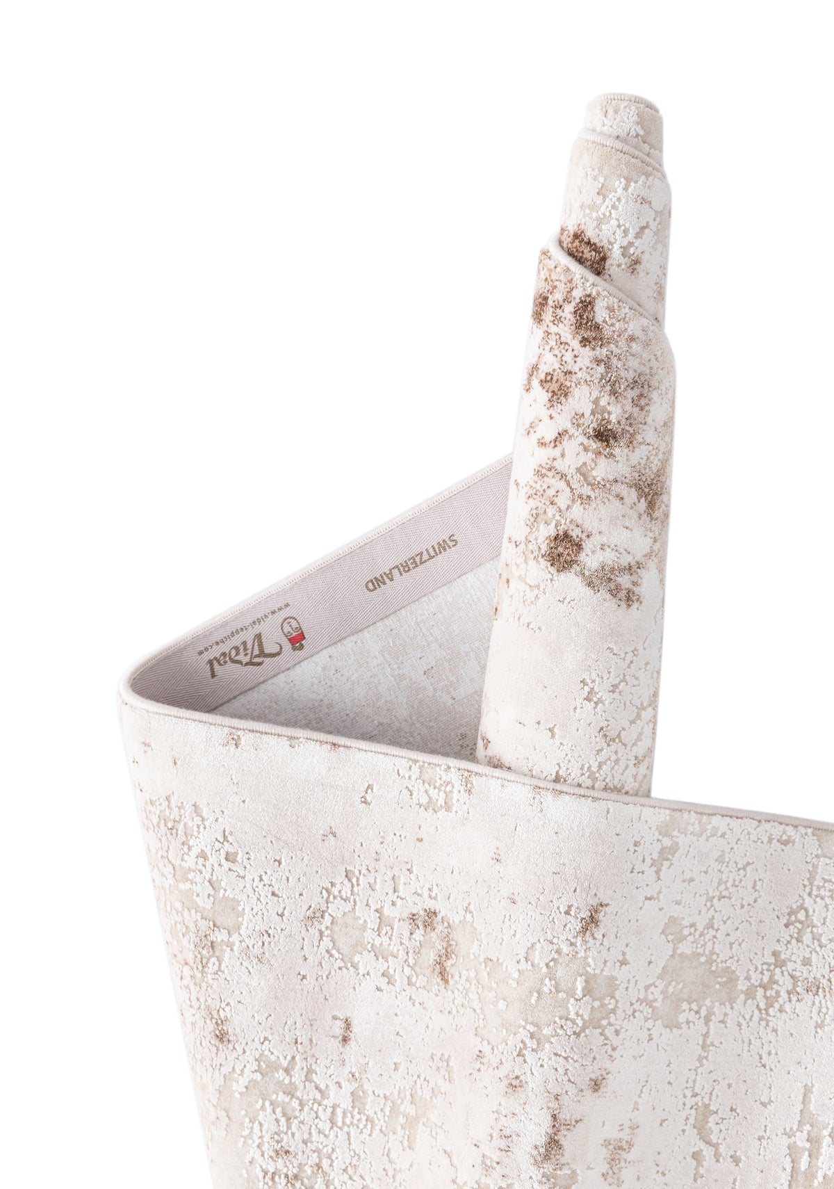Rechteck Luxus Teppich Sion in Creme von Hadorn™ - Lifestyle Image