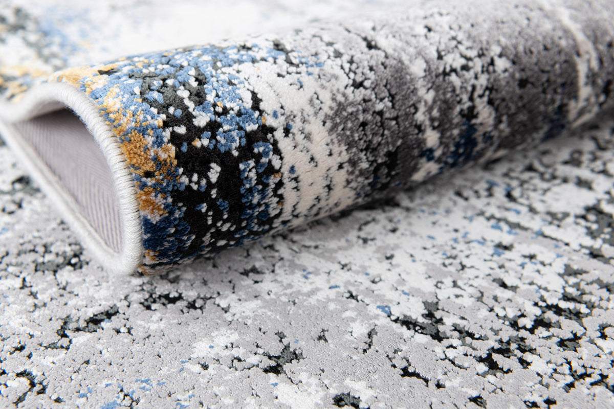 Rechteck Luxus Teppich Bad Ragaz in Grau von Hadorn™ - Lifestyle Image