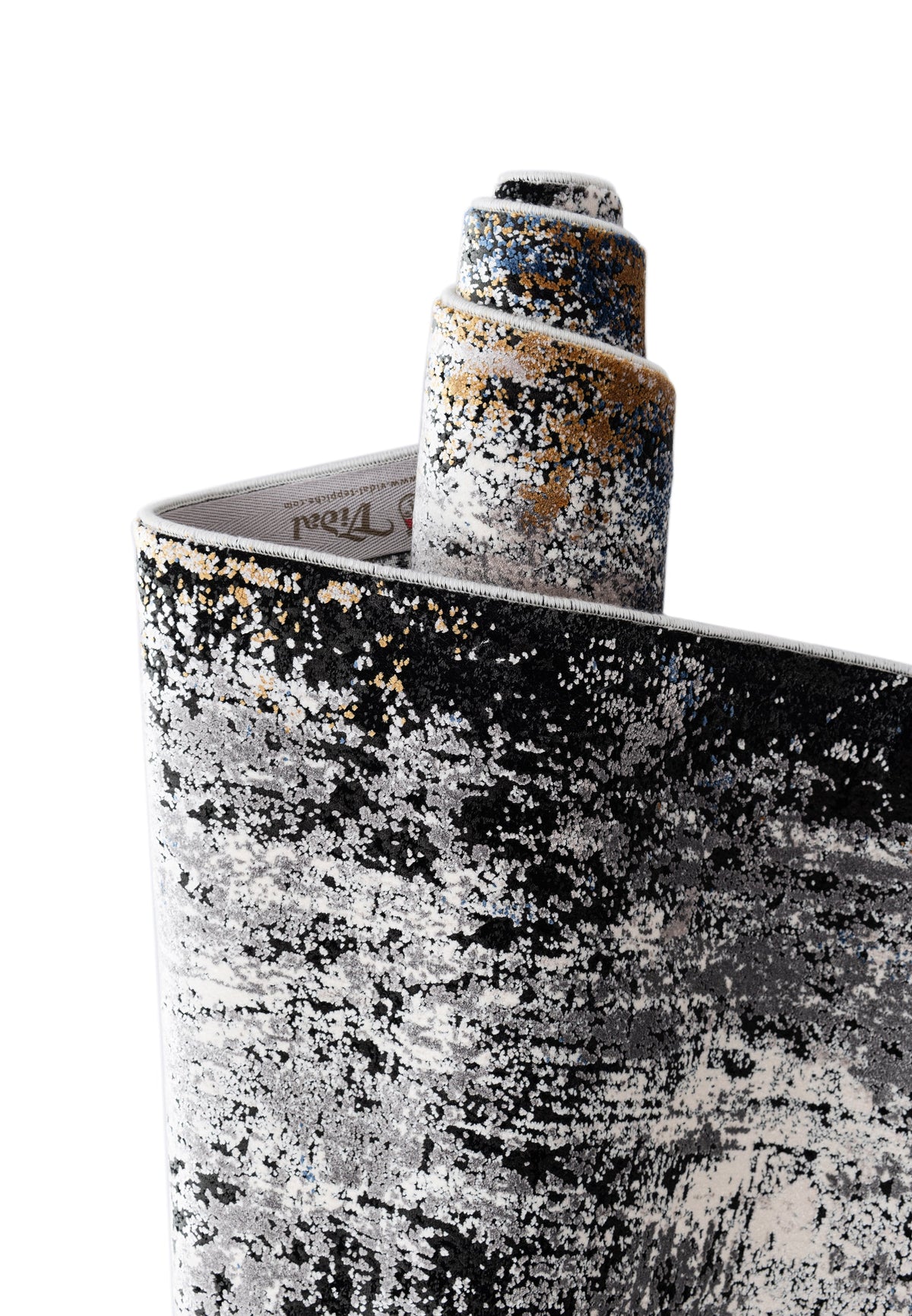 Rechteck Luxus Teppich Bad Ragaz in Grau von Hadorn™ - Lifestyle Image