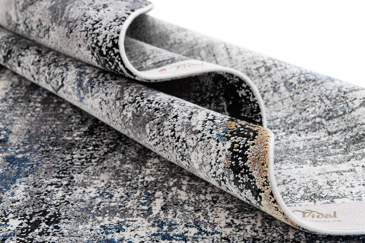 Rechteck Luxus Teppich Bad Ragaz in Grau von Hadorn™ - Lifestyle Image