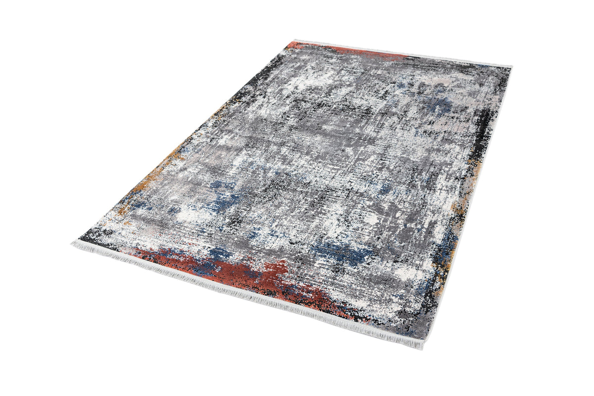 Rechteck Luxus Teppich Bad Ragaz in Grau von Hadorn™ - Lifestyle Image