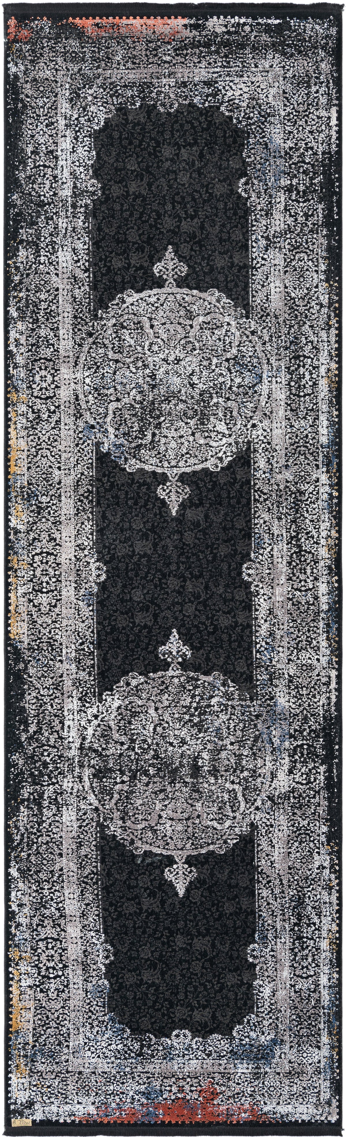 Läufer Luxus Teppich Bad Ragaz in Schwarz von Hadorn™ - Lifestyle Image