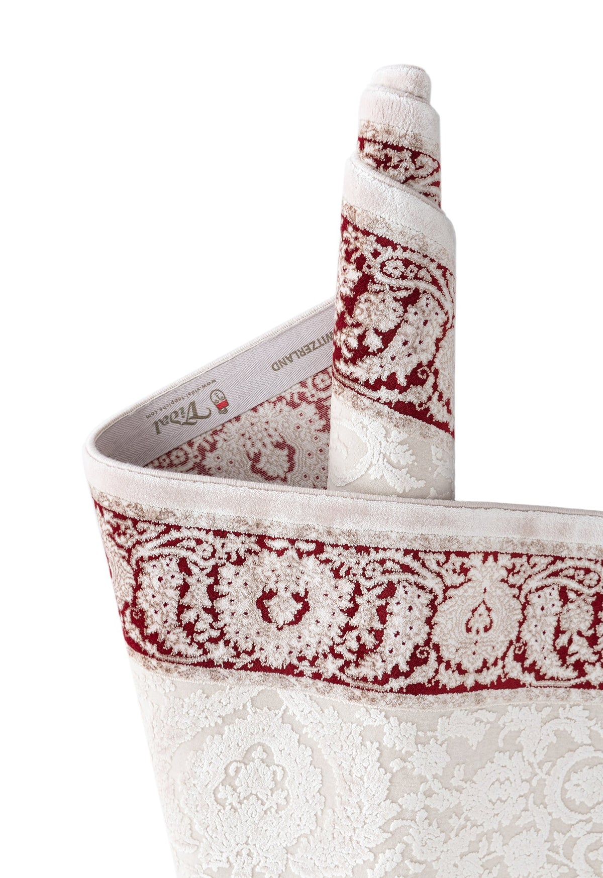 Rechteck Luxus Teppich Sion in Weiss von Hadorn™ - Lifestyle Image