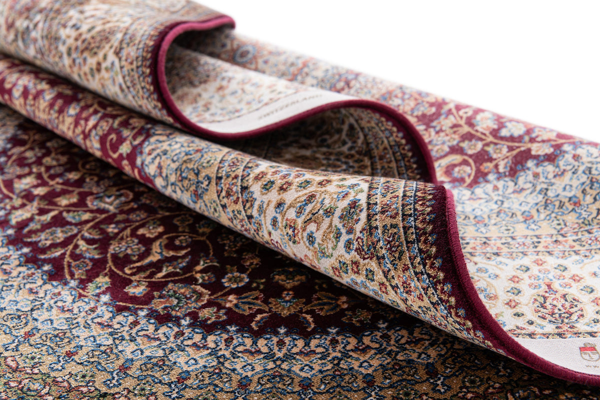 Rechteck Luxus Teppich Glarus in Beige von Hadorn™ - Lifestyle Image