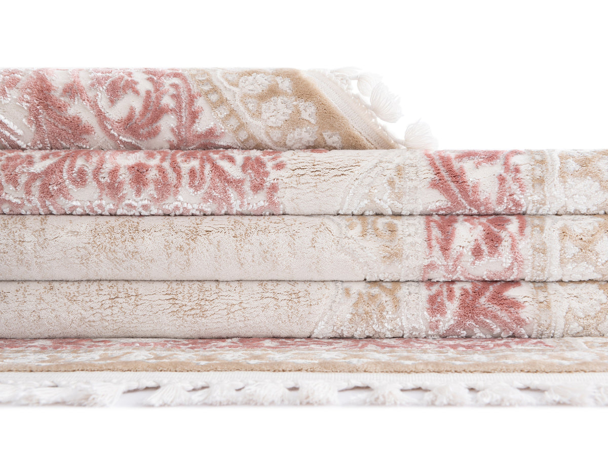 Rechteck Luxus Teppich Arosa in Beige von Hadorn™ - Lifestyle Image