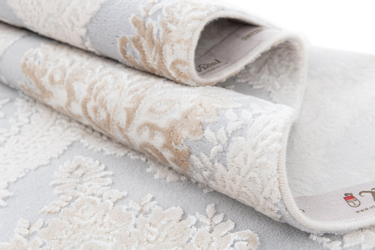 Rechteck Luxus Teppich Arosa in Weiss von Hadorn™ - Lifestyle Image