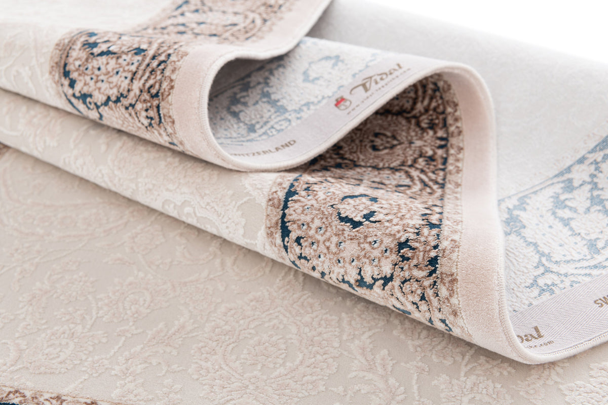Rechteck Luxus Teppich Sion in Weiss von Hadorn™ - Lifestyle Image