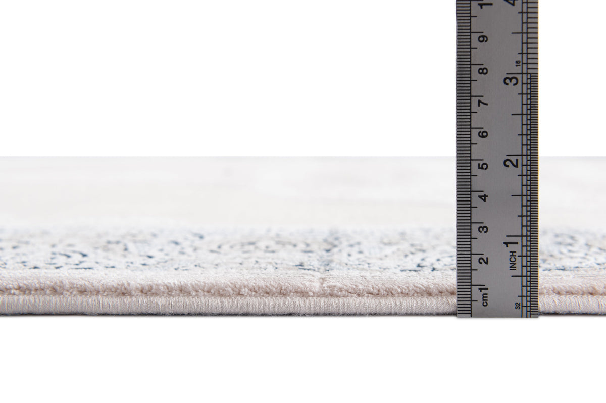 Rechteck Luxus Teppich Sion in Creme von Hadorn™ - Lifestyle Image
