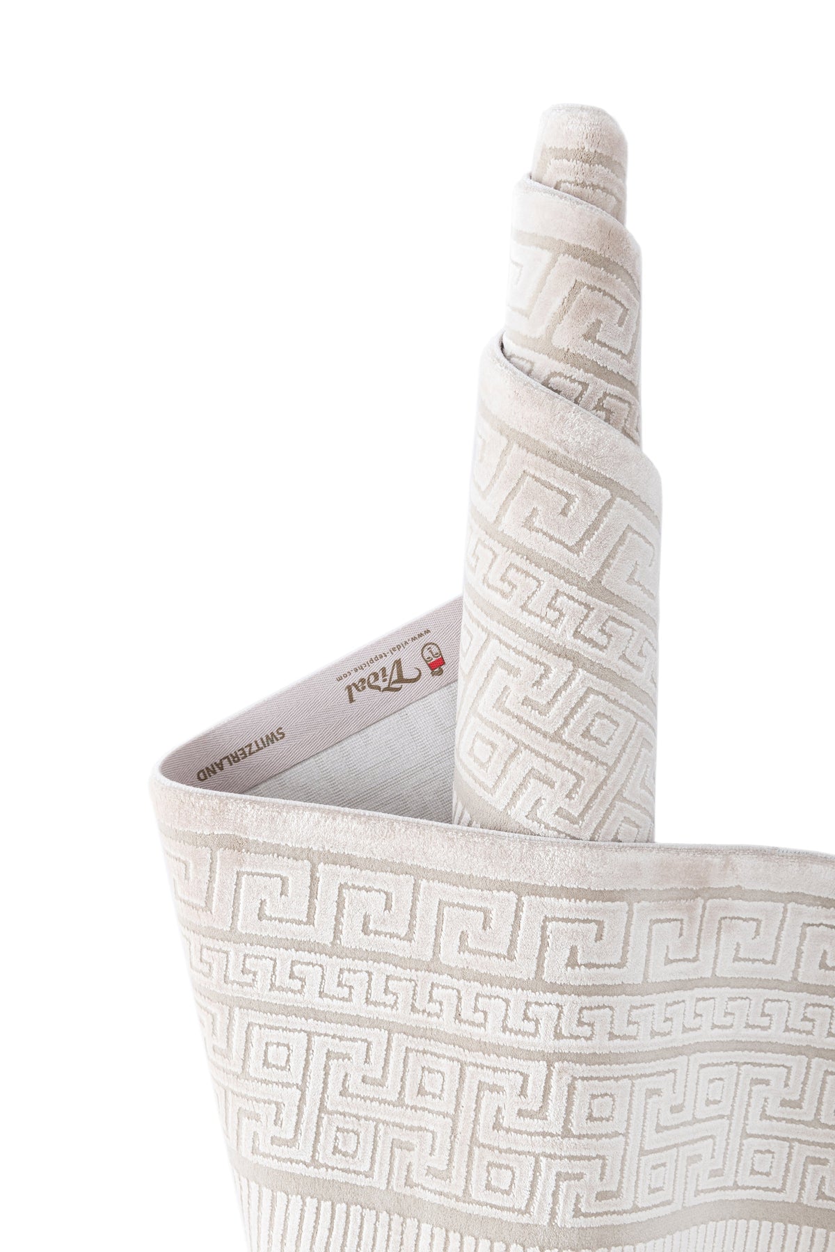 Rechteck Luxus Teppich Chiasso in Weiss von Hadorn™ - Lifestyle Image
