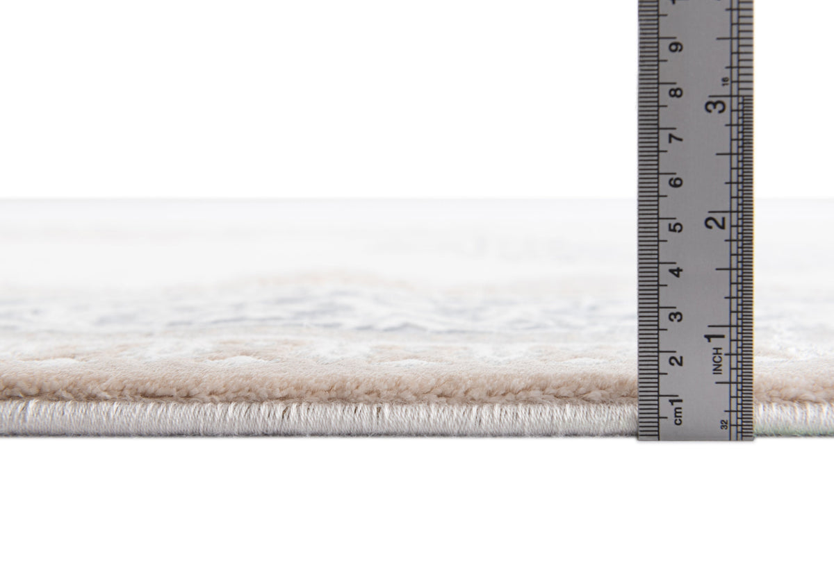 Rechteck Luxus Teppich Arosa in Grau von Hadorn™ - Lifestyle Image