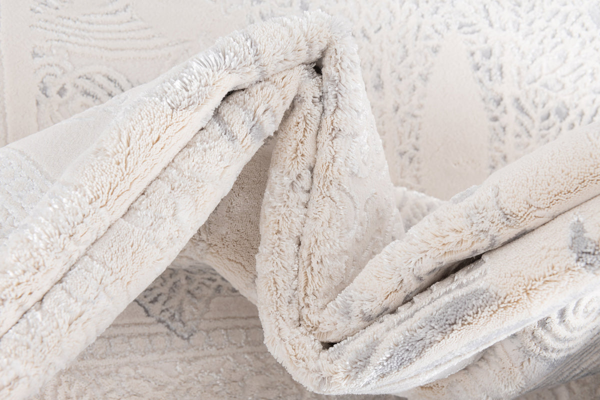 Rechteck Luxus Teppich Arosa in Weiss von Hadorn™ - Lifestyle Image