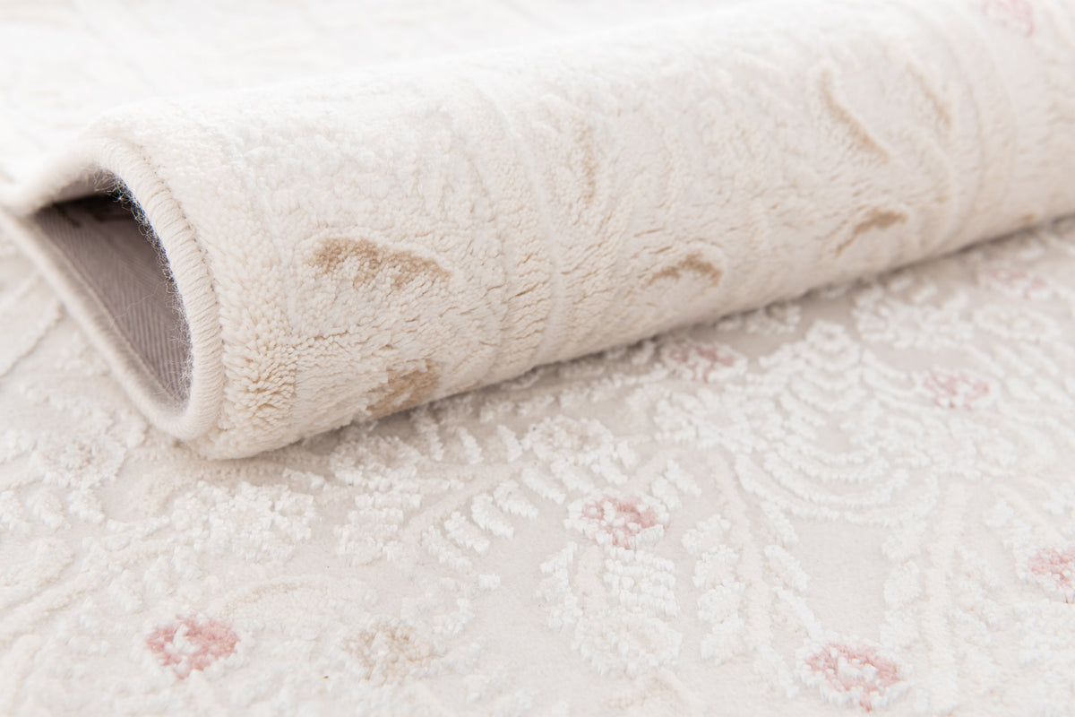 Rechteck Luxus Teppich Arosa in Weiss von Hadorn™ - Lifestyle Image