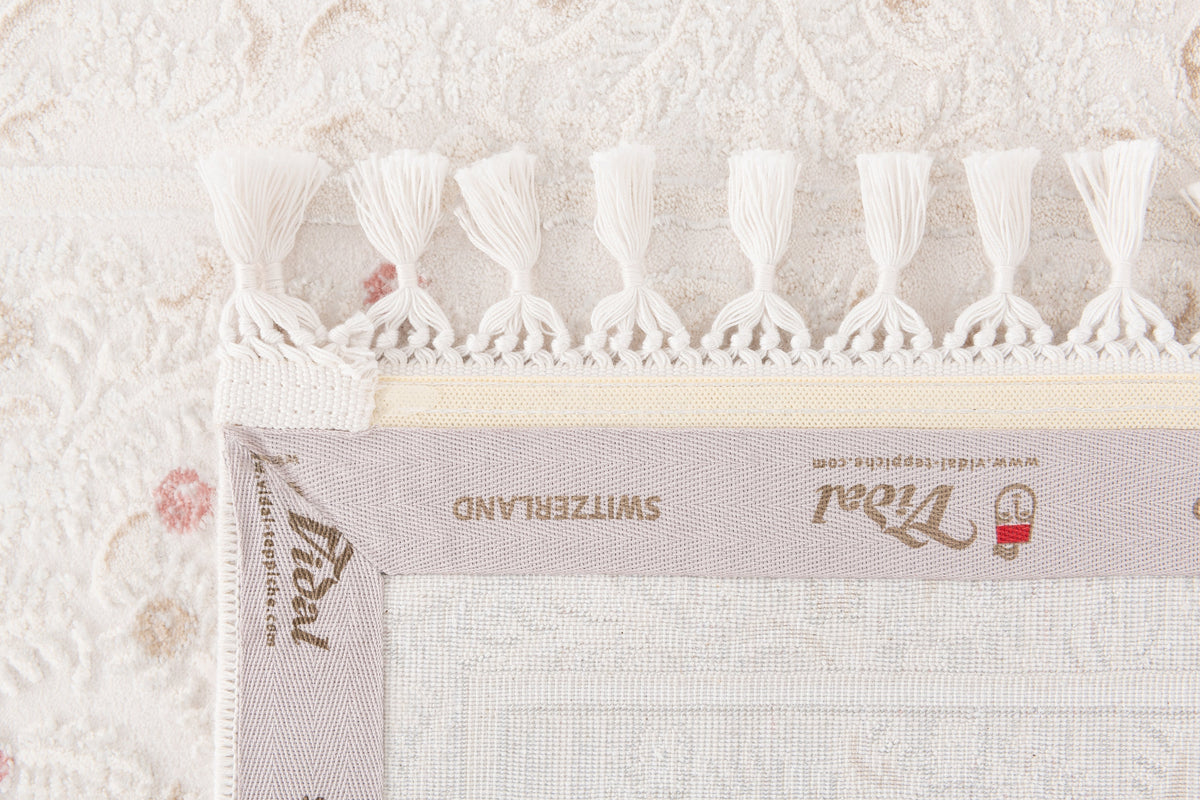 Rechteck Luxus Teppich Arosa in Weiss von Hadorn™ - Lifestyle Image