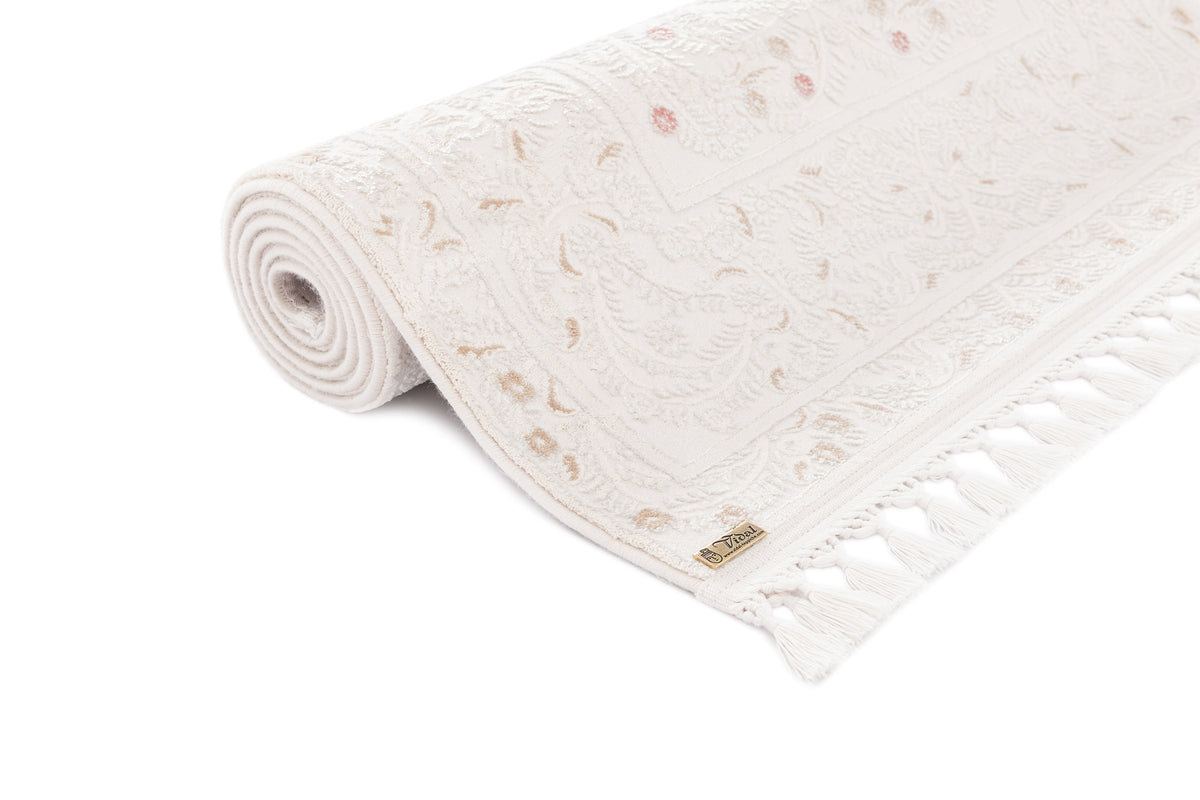 Rechteck Luxus Teppich Arosa in Weiss von Hadorn™ - Lifestyle Image