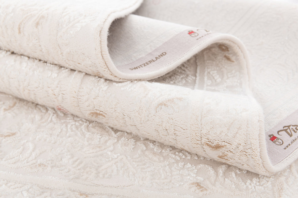 Rechteck Luxus Teppich Arosa in Weiss von Hadorn™ - Lifestyle Image