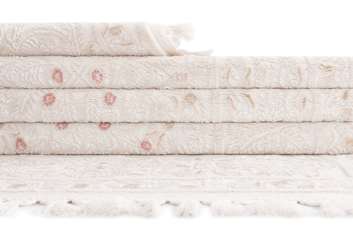 Rechteck Luxus Teppich Arosa in Weiss von Hadorn™ - Lifestyle Image