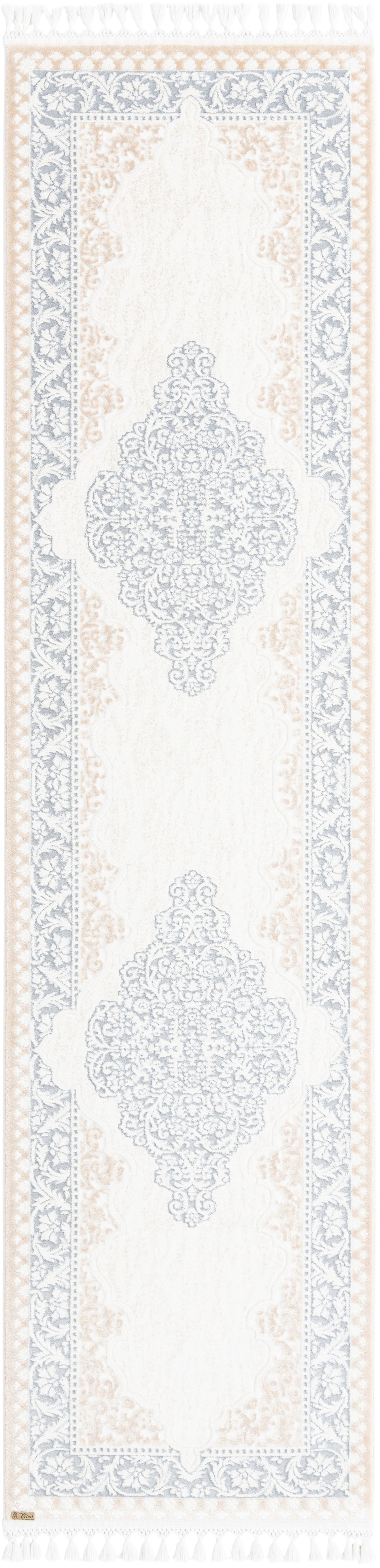 Rechteck Luxus Teppich Arosa in Grau von Hadorn™ - Lifestyle Image