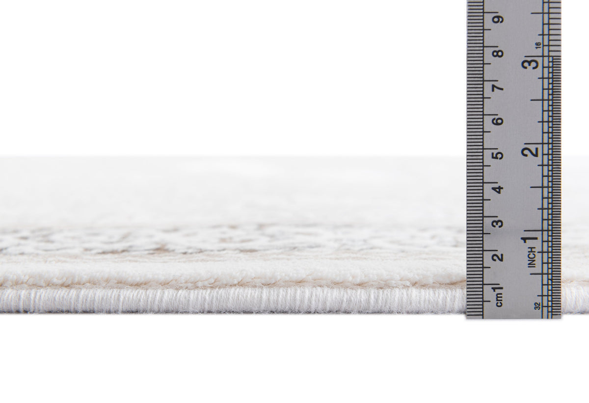 Rechteck Luxus Teppich Arosa in Weiss von Hadorn™ - Lifestyle Image