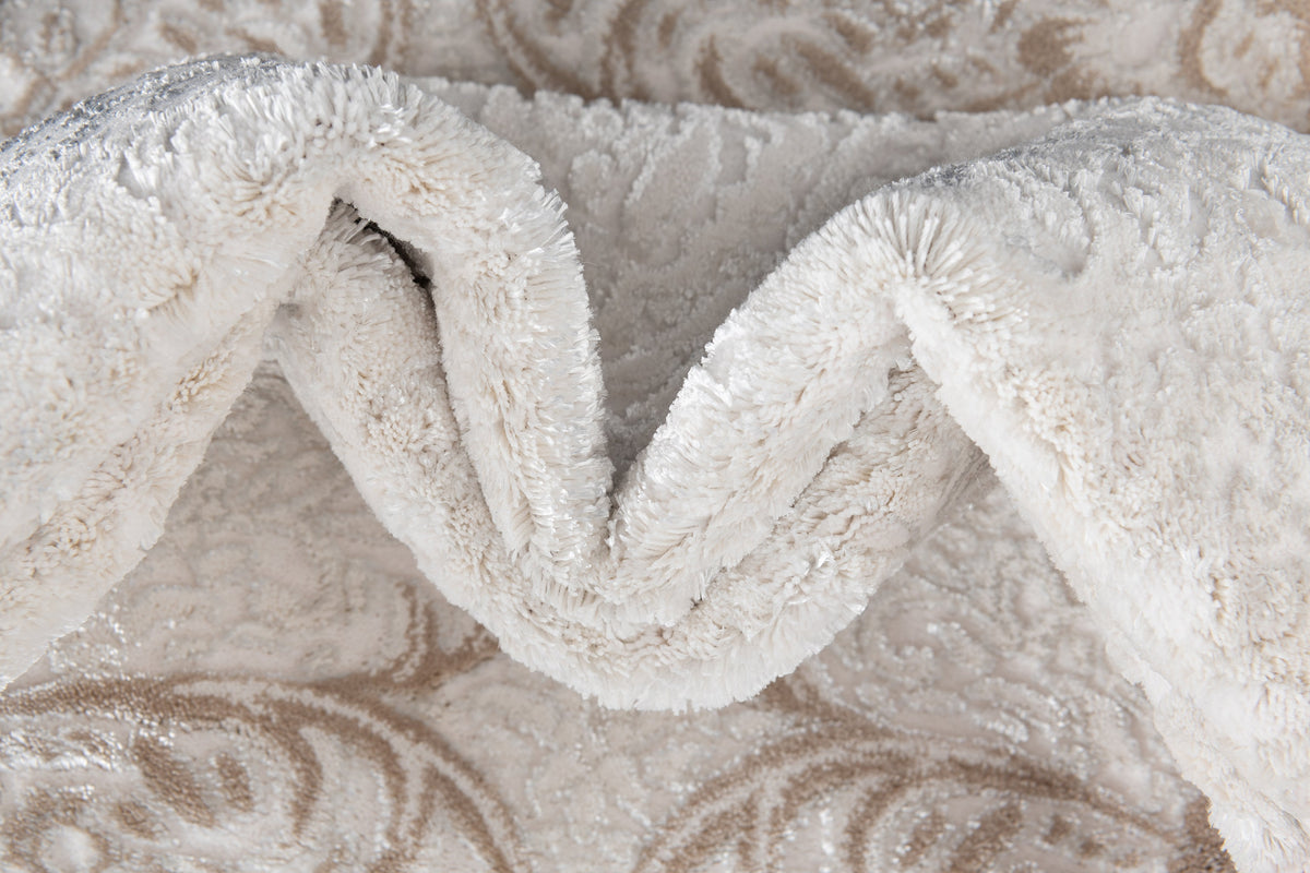 Rechteck Luxus Teppich Arosa in Weiss von Hadorn™ - Lifestyle Image