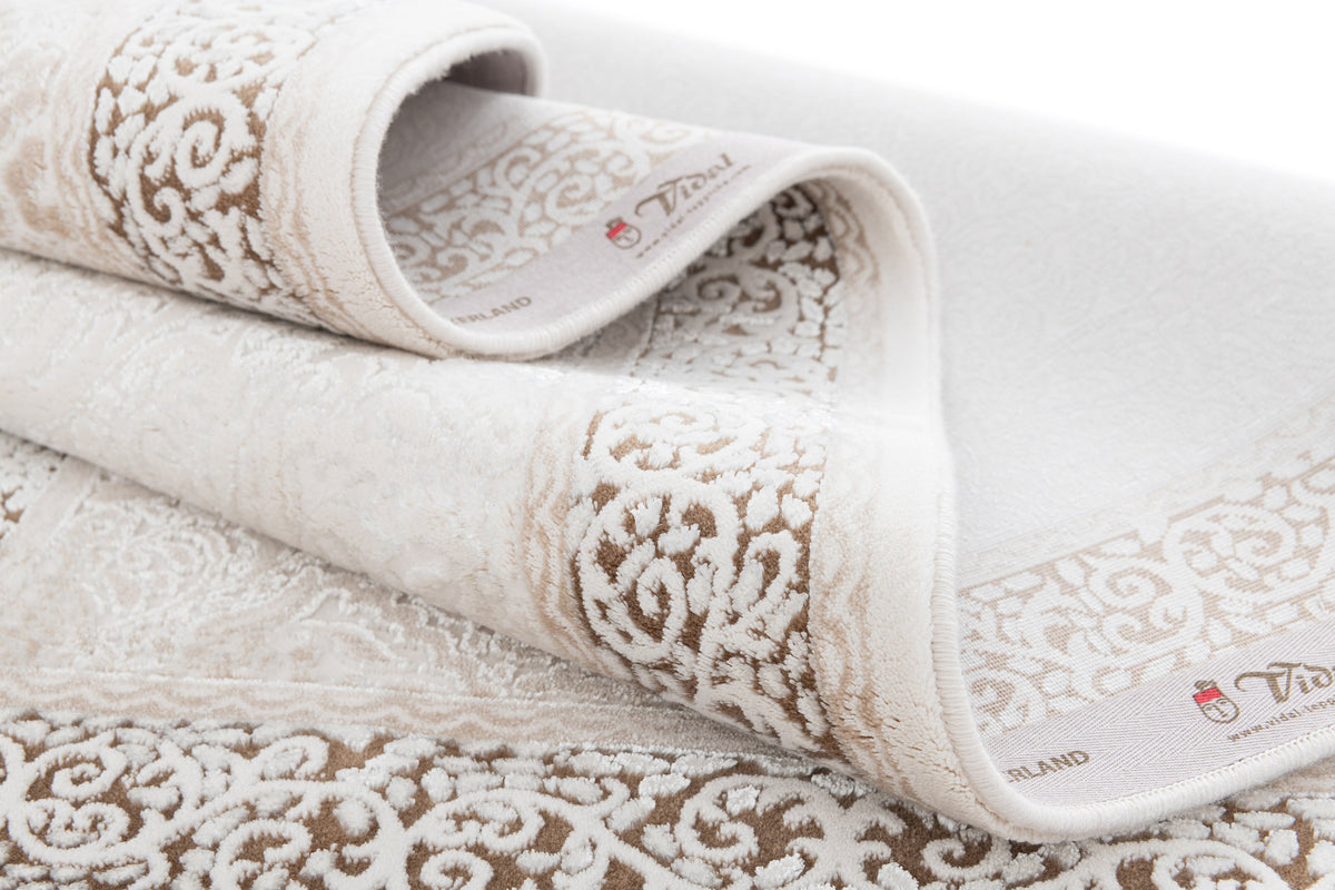 Rechteck Luxus Teppich Arosa in Weiss von Hadorn™ - Lifestyle Image