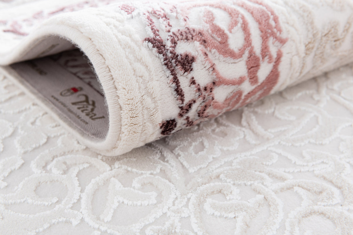 Rechteck Luxus Teppich Arosa in Weiss von Hadorn™ - Lifestyle Image