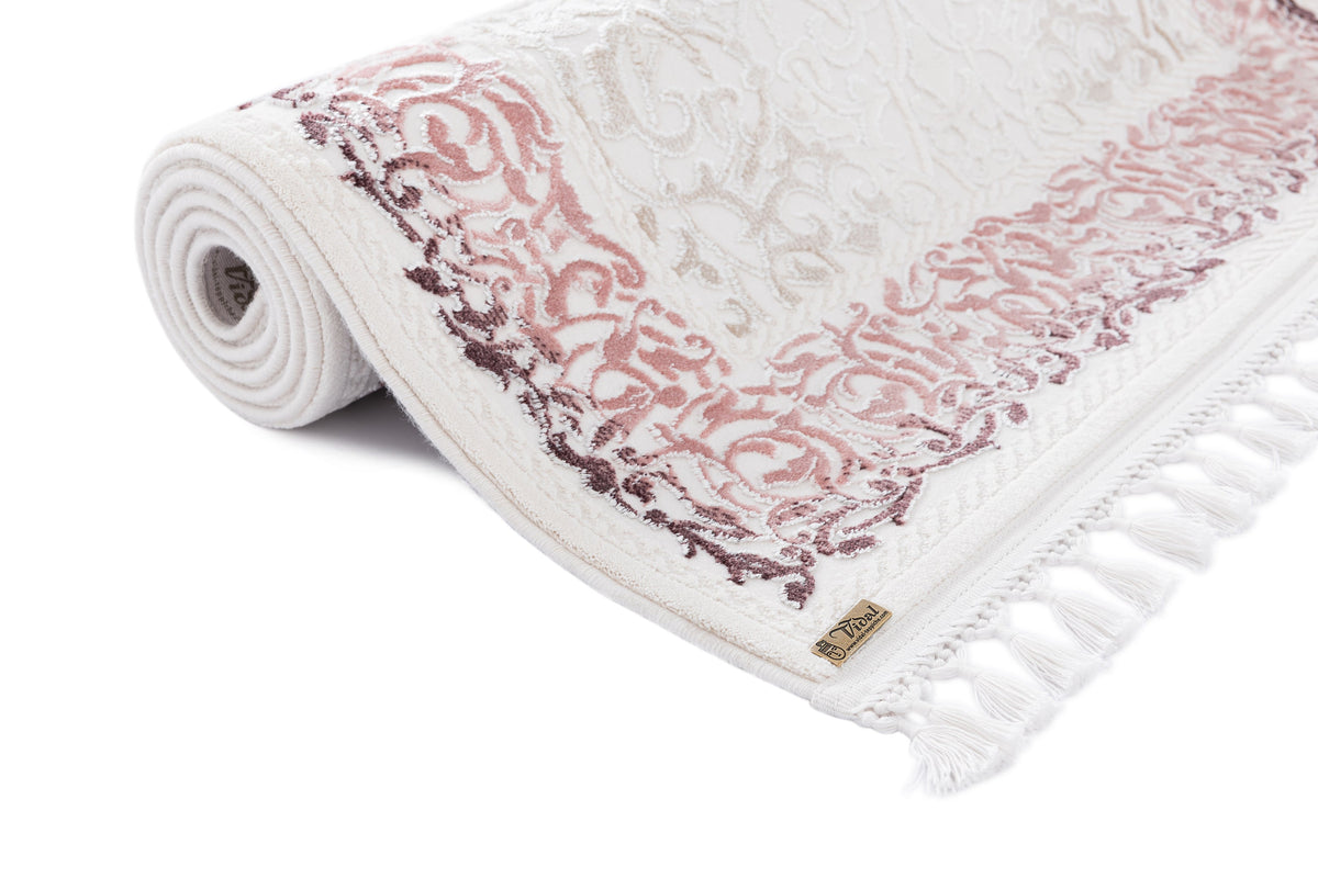 Rechteck Luxus Teppich Arosa in Weiss von Hadorn™ - Lifestyle Image