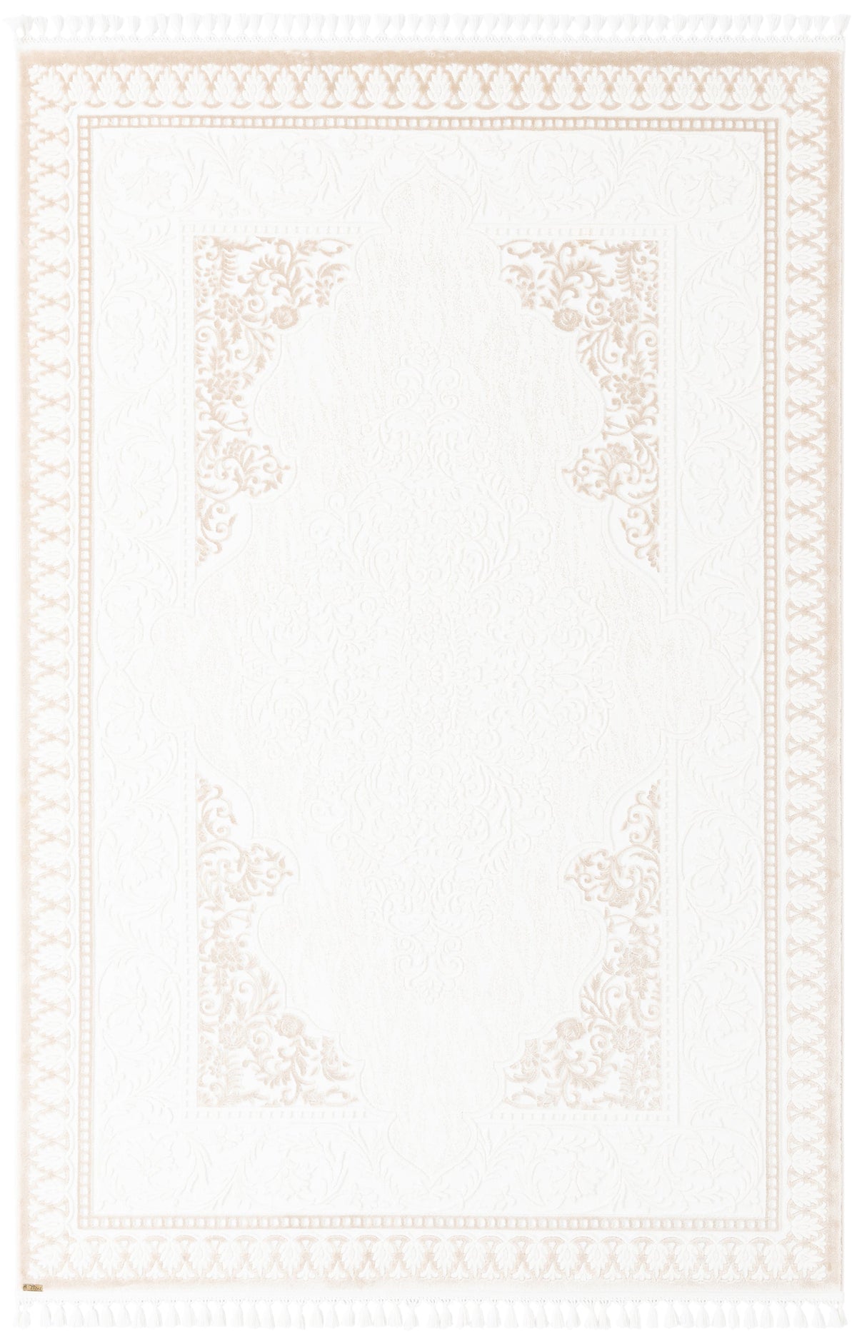 Rechteck Luxus Teppich Arosa in Weiss von Hadorn™ - Lifestyle Image