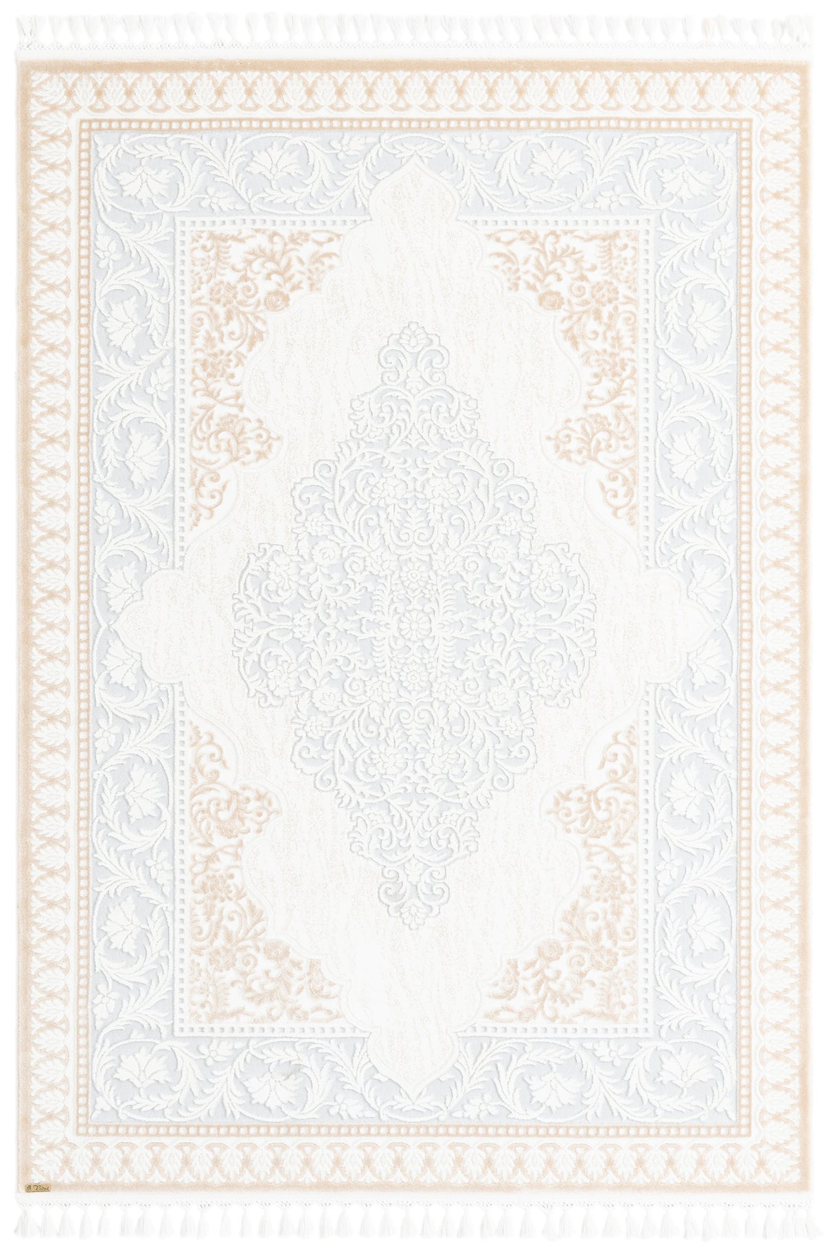 Rechteck Luxus Teppich Arosa in Weiss von Hadorn™ - Lifestyle Image