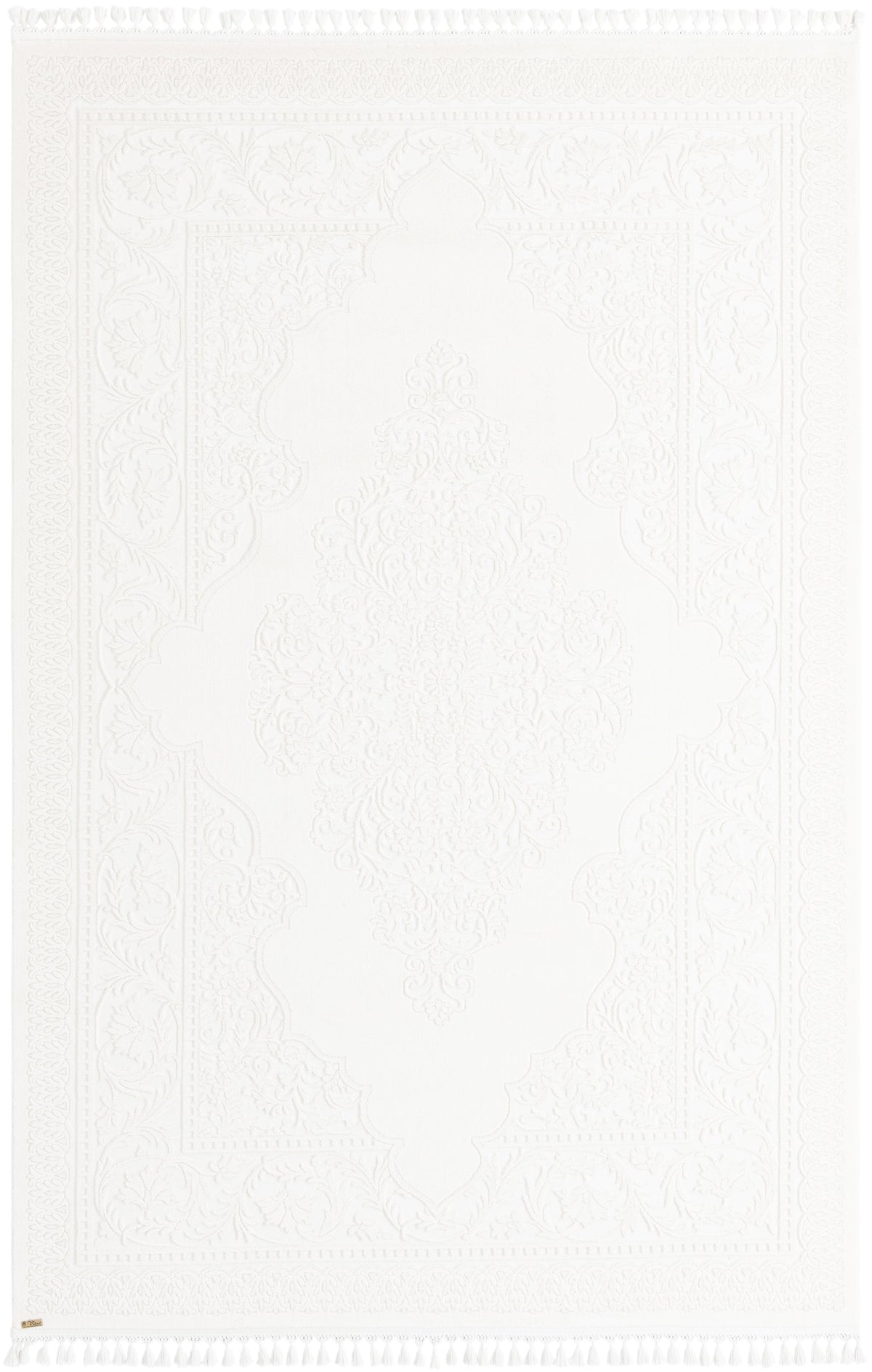 Rechteck Luxus Teppich Arosa in Weiss von Hadorn™ - Lifestyle Image