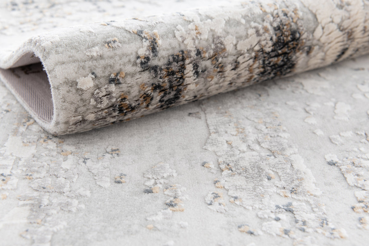 Rechteck Luxus Teppich Flims in Grau von Hadorn™ - Lifestyle Image