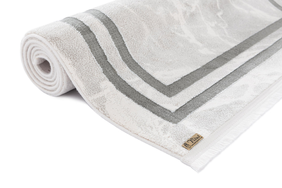 Rechteck Luxus Teppich Lausanne in Weiss von Hadorn™ - Lifestyle Image