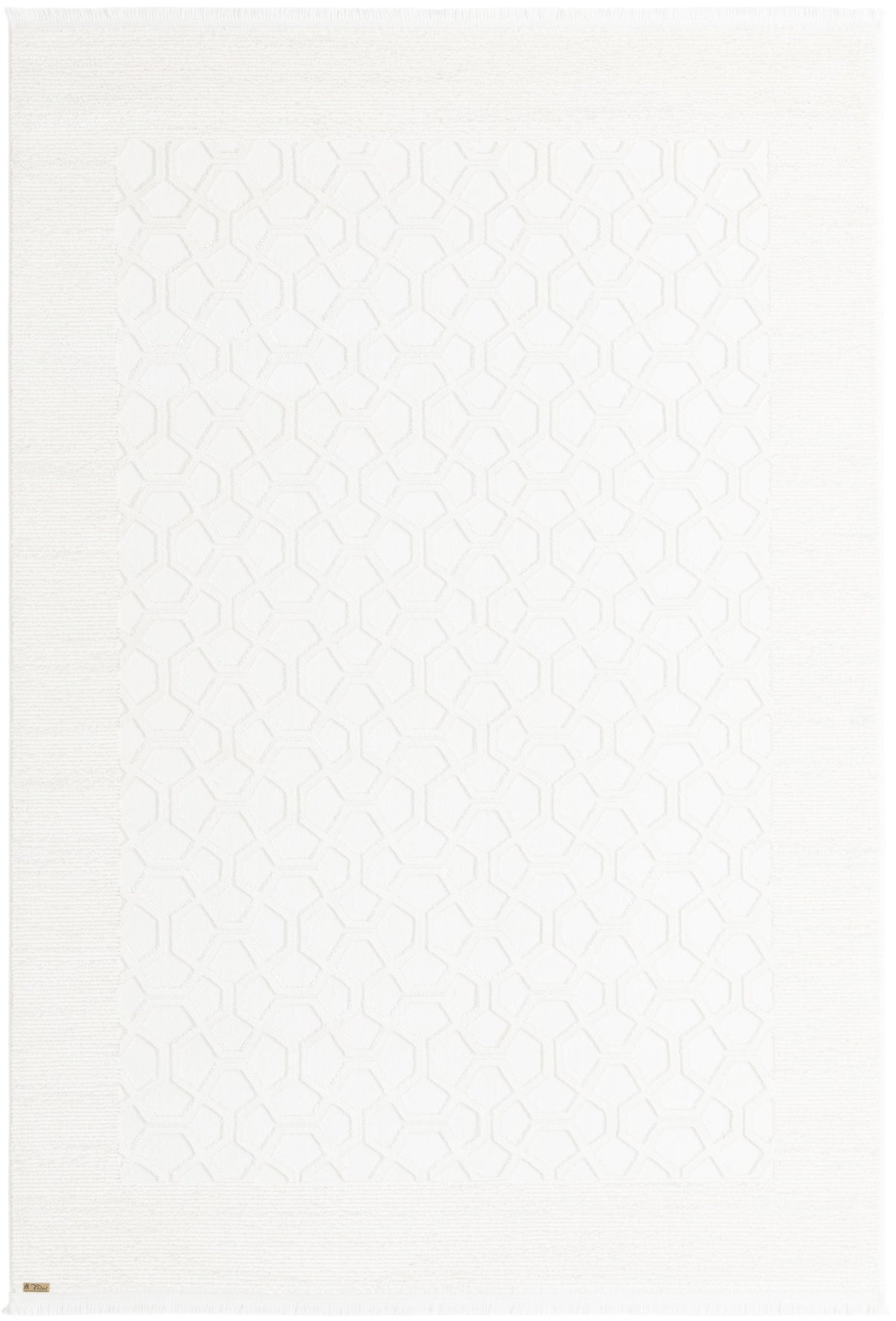 Rechteck Luxus Teppich Lausanne in Weiss von Hadorn™ - Lifestyle Image